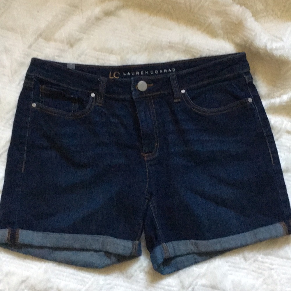 LC Lauren Conrad blue Jean shorts size 8